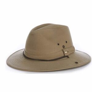 Cremieux Blue Label Safari Collection Brushed Twill Outback Hat
